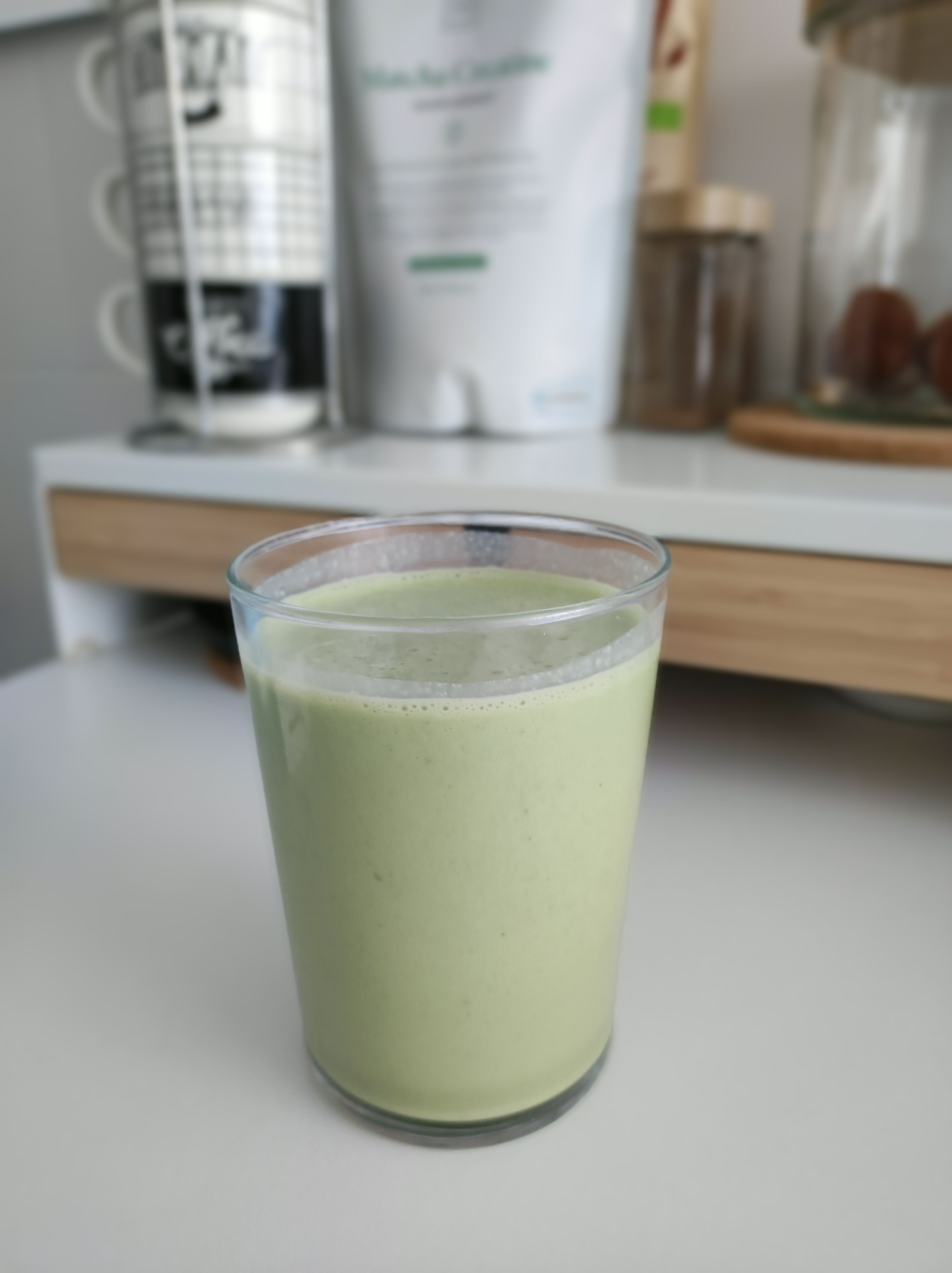 Batido con Matcha creatina