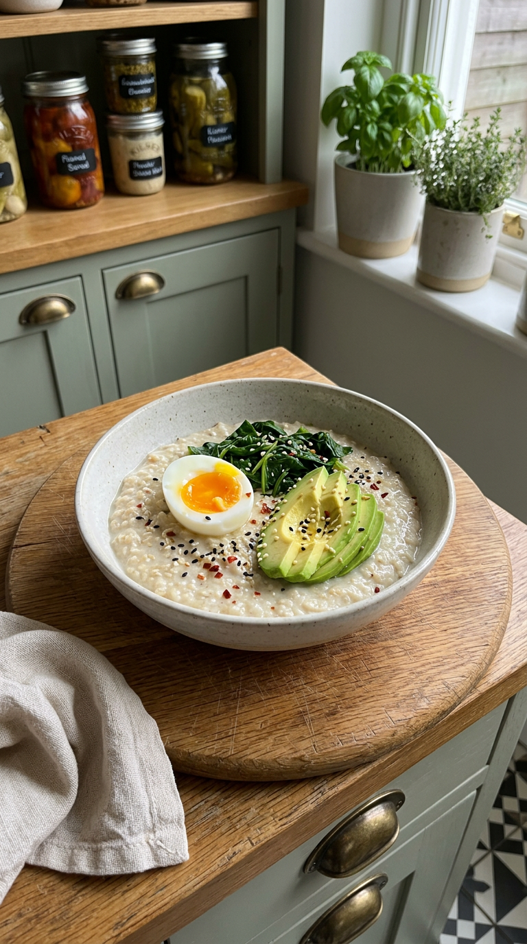 savoury oat porridge — hear me out