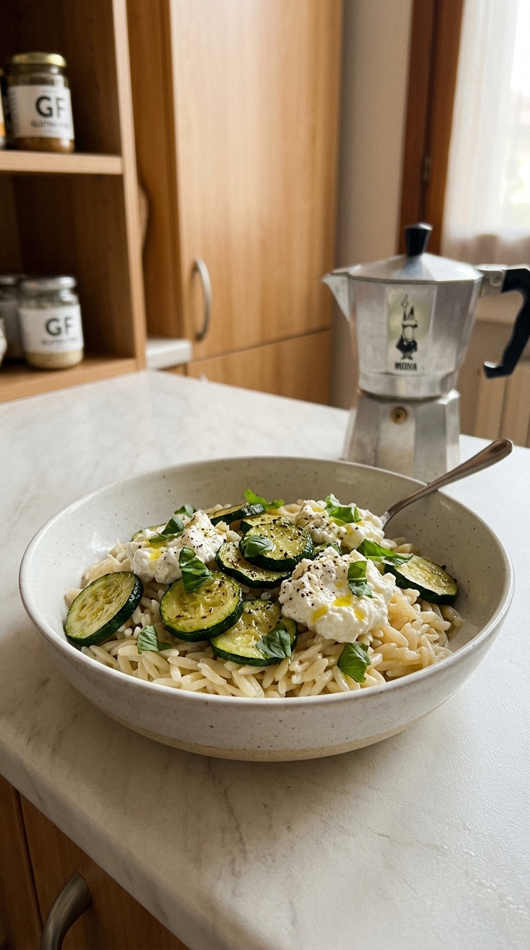 zucchine e ricotta, roba estiva