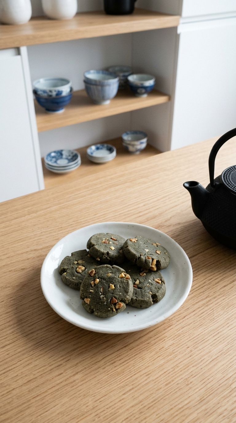 galletas de matcha que saben a Kioto