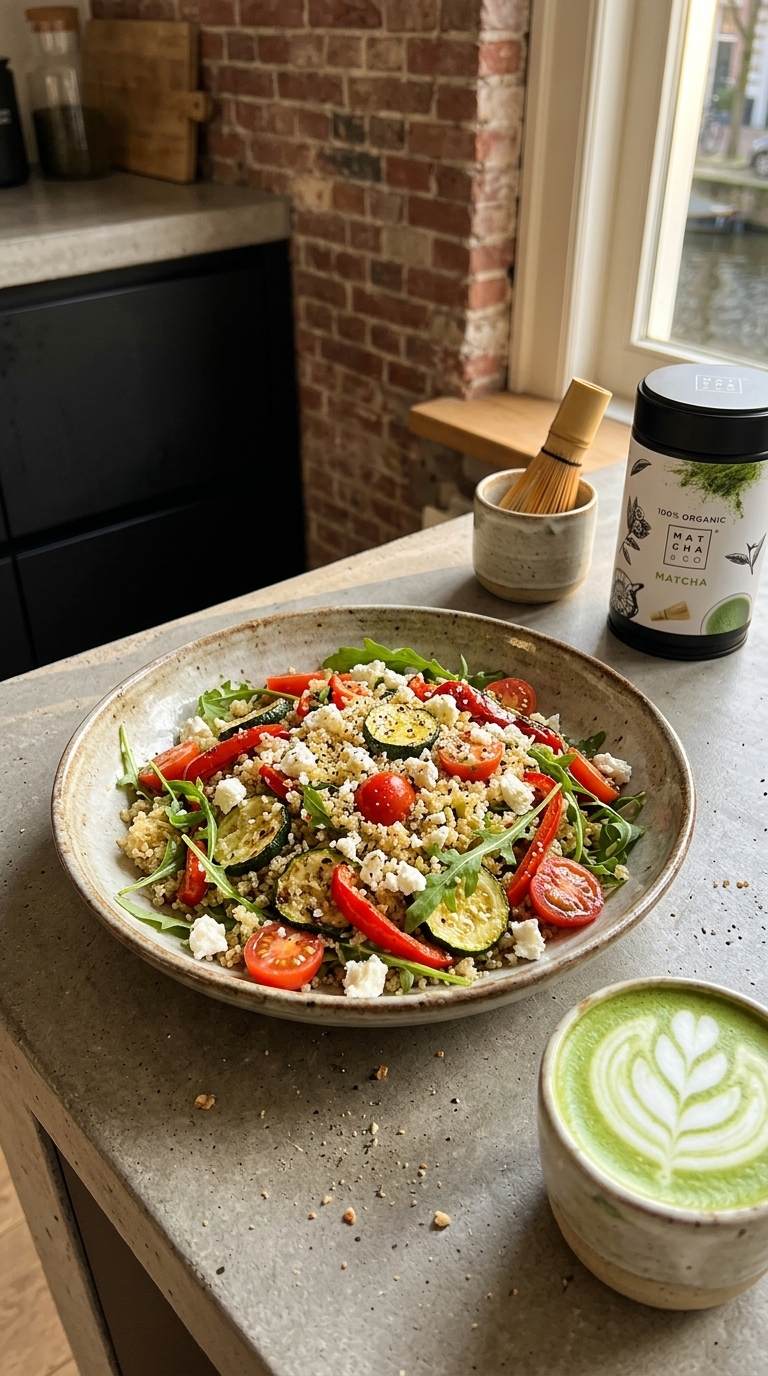 quinoa salade die ik eigenlijk gewoon heel lekker vind