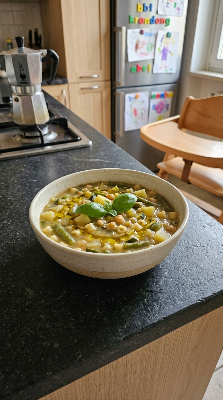 minestrone freddo, cioè non il solito